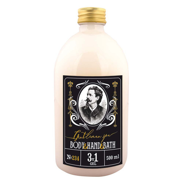 Gel de duș, șampon și spumă de baie 3in1 „Gentleman SPA” (500ml) Gel de duș, șampon și spumă de baie 3in1 „Gentleman SPA” (500ml)