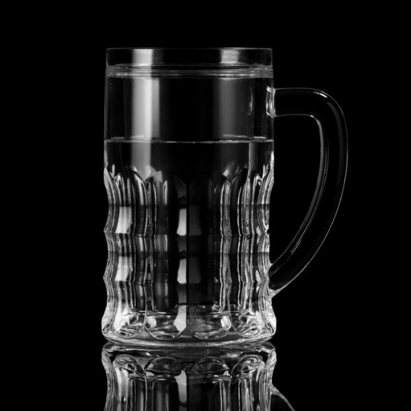 Cană de bere cu gheață acrilică, 650 ml. Cană de bere cu gheață acrilică, 650 ml.