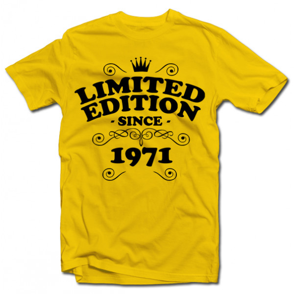 Tricou "Limited edition" cu anul ales de tine Tricou "Limited edition" cu anul ales de tine