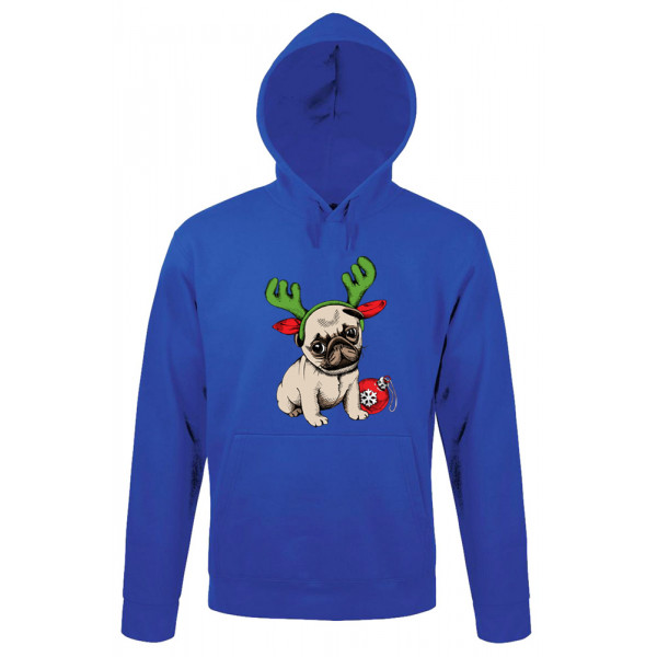 Hanorac "Christmas pug" Hanorac "Christmas pug"