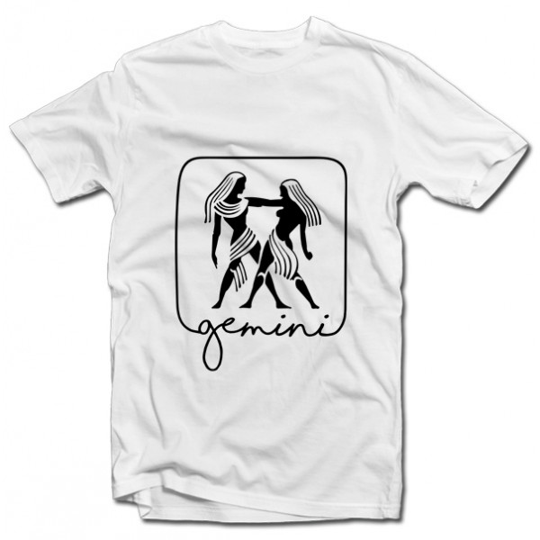 Tricou cu semnul zodiacal "Gemini"