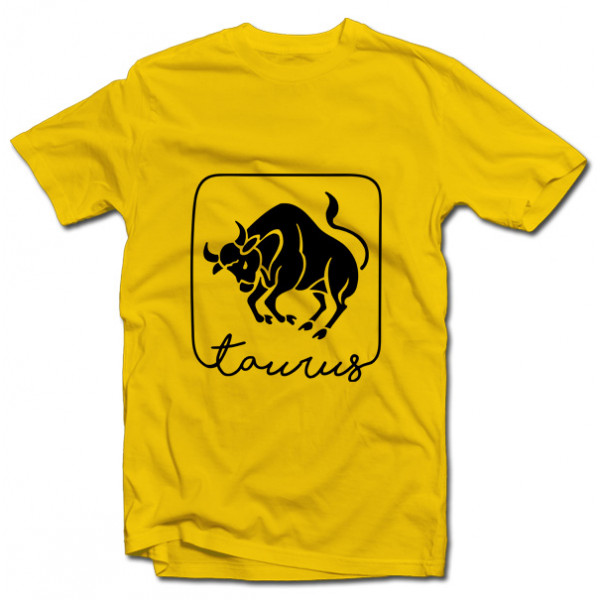 Tricou cu semnul zodiacal "Taurus"