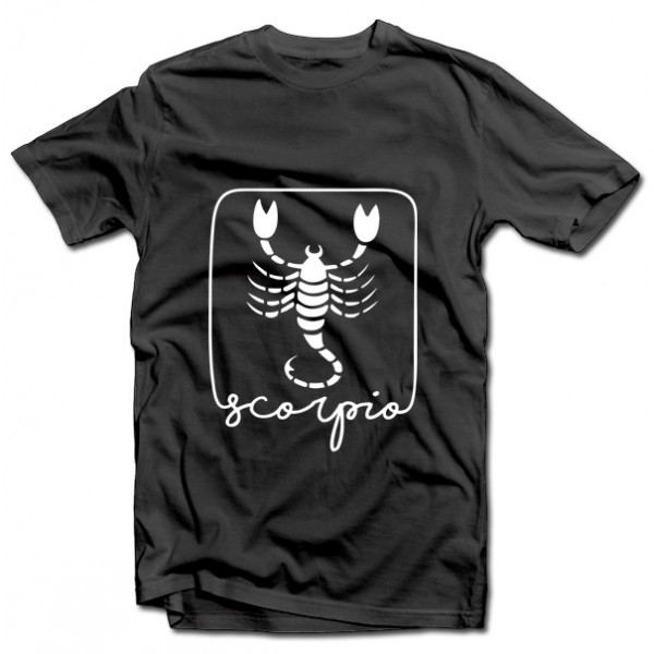 Tricou cu semnul zodiacal "Scorpio"