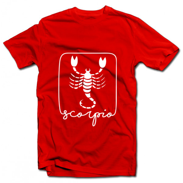 Tricou cu semnul zodiacal "Scorpio"