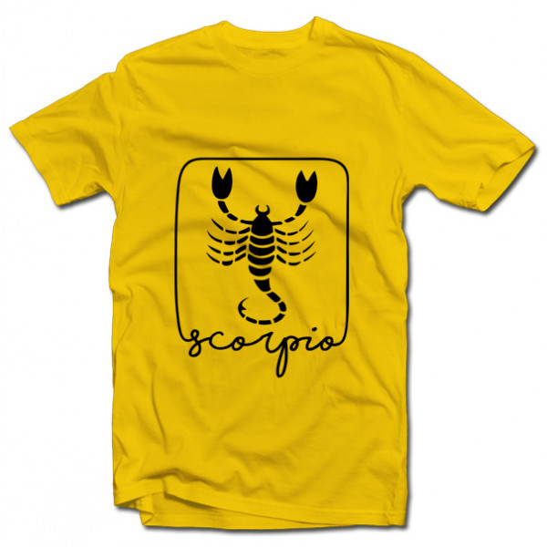 Tricou cu semnul zodiacal "Scorpio"