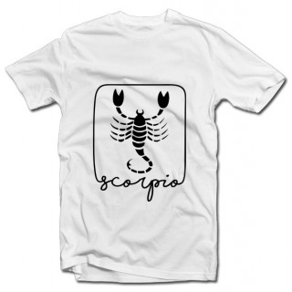 Tricou cu semnul zodiacal "Scorpio"