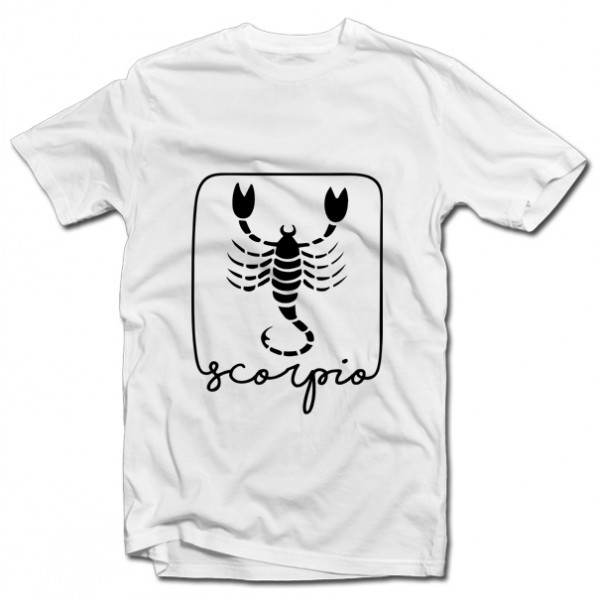 Tricou cu semnul zodiacal "Scorpio"