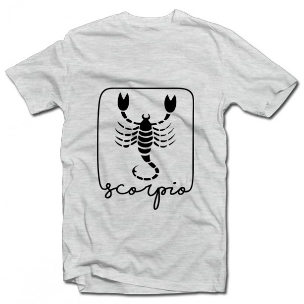 Tricou cu semnul zodiacal "Scorpio"