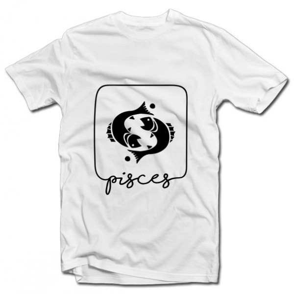 Tricou cu semnul zodiacal "Pești"