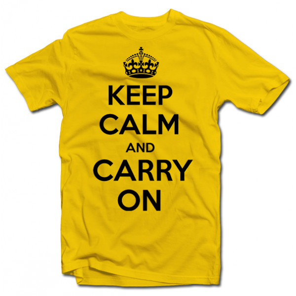 Tricou "KEEP CALM AND CARRY ON" Tricou "KEEP CALM AND CARRY ON"
