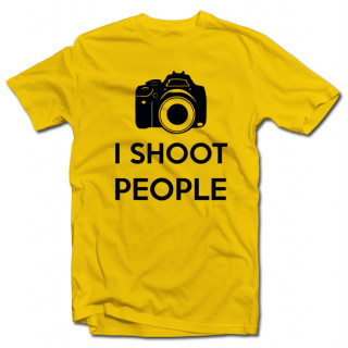 Tricou "I shoot people"