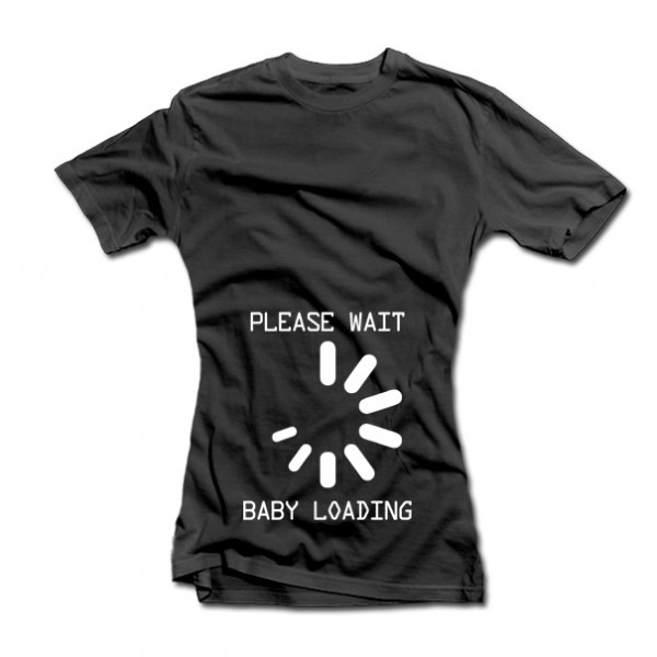 Tricou pentru femei "Baby loading" Tricou pentru femei "Baby loading"