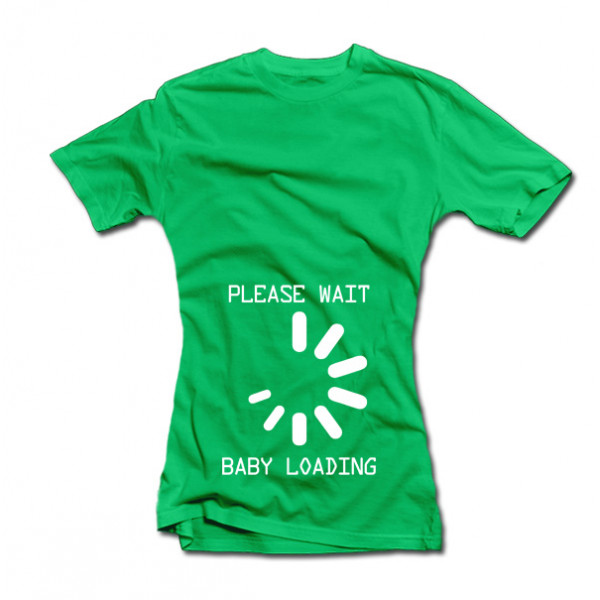 Tricou pentru femei "Baby loading" Tricou pentru femei "Baby loading"