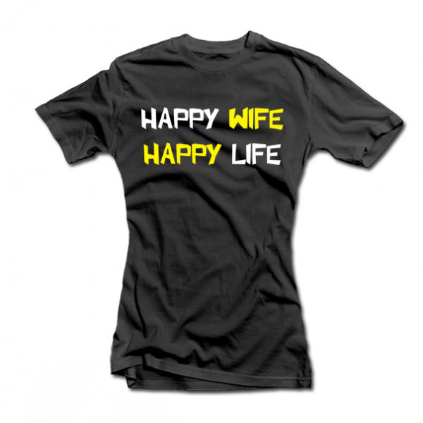 Tricouri pentru femei "Happy wife" Tricouri pentru femei "Happy wife"