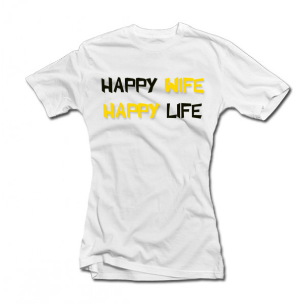 Tricouri pentru femei "Happy wife" Tricouri pentru femei "Happy wife"