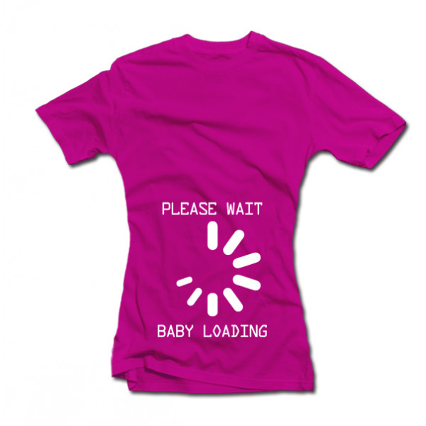 Tricou pentru femei "Baby loading" Tricou pentru femei "Baby loading"