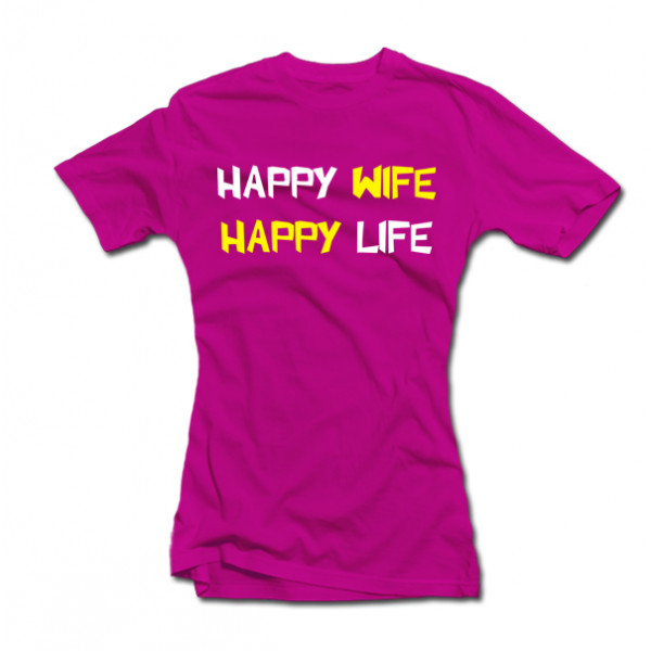 Tricouri pentru femei "Happy wife" Tricouri pentru femei "Happy wife"