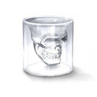 Pahar de shot în formă de craniu „DOOMED”, 75ml