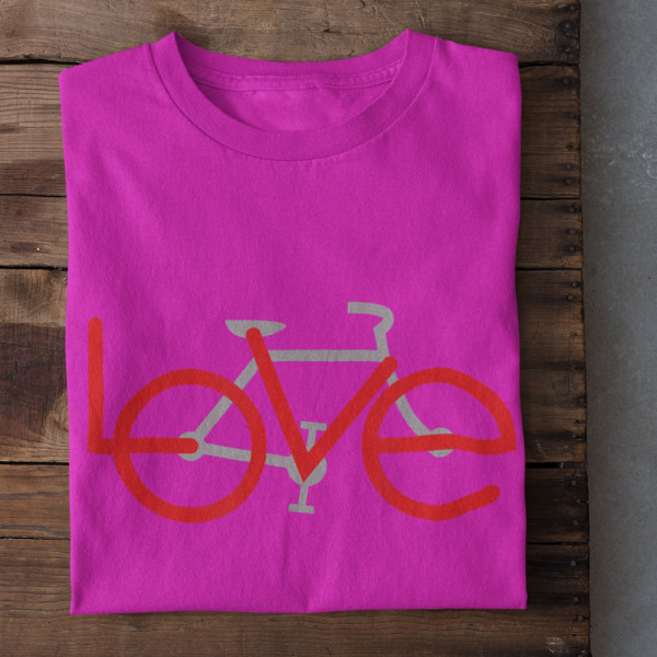 Tricou pentru femei "Love bike" Tricou pentru femei "Love bike"
