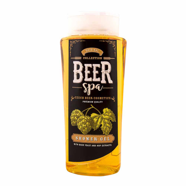 Set de cosmetice BEER SPA - gel de duș (250ml) și șampon (250ml) Set de cosmetice BEER SPA - gel de duș (250ml) și șampon (250ml)
