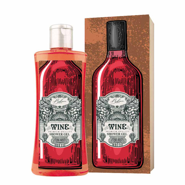 Gel de duș în cutie „Wine” (250ml) Gel de duș în cutie „Wine” (250ml)