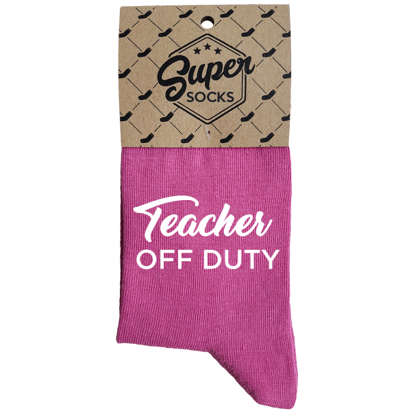 Șosete pentru femei „Teacher off duty“ Șosete pentru femei „Teacher off duty“