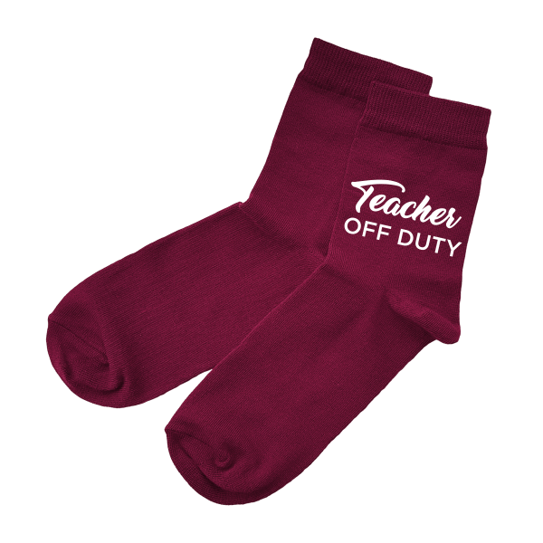 Șosete pentru femei „Teacher off duty“ Șosete pentru femei „Teacher off duty“