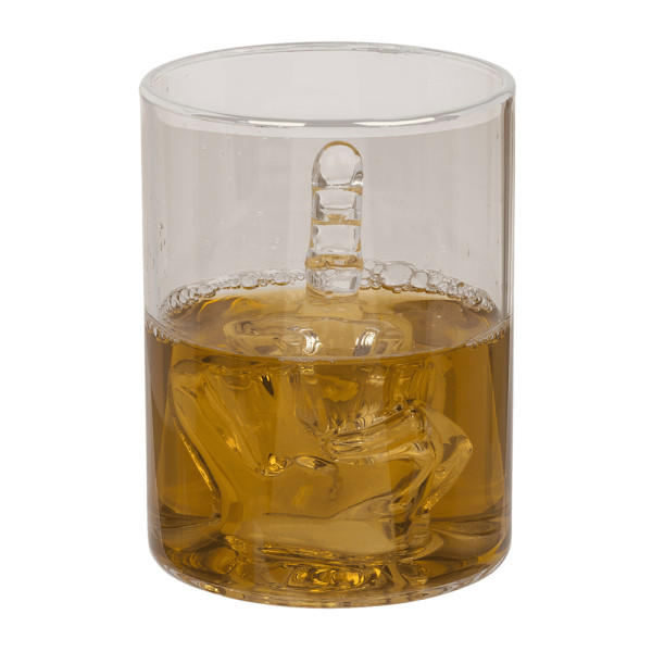 Pahar de whisky „Middle Finger“, 350 ml