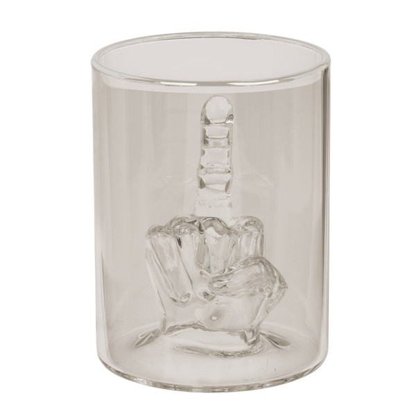 Pahar de whisky „Middle Finger“, 350 ml