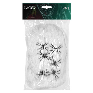 Pânză de păianjen XL Halloween (alb) (100g.)