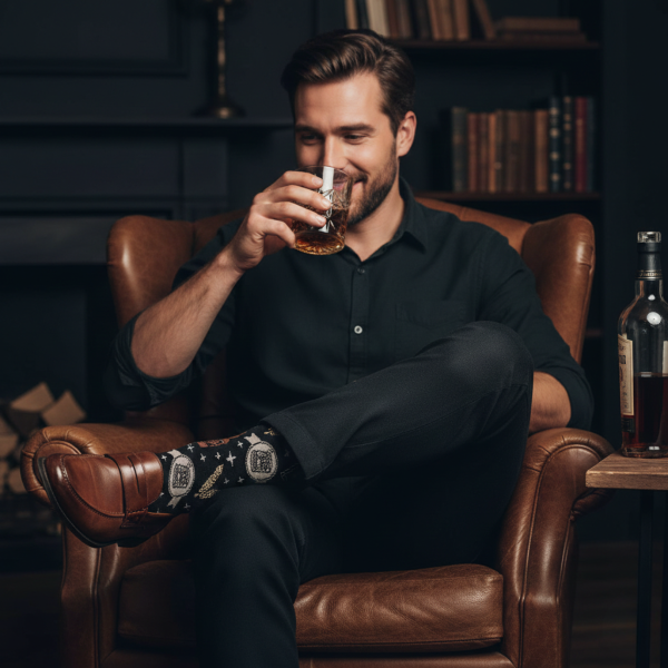 Set cadou "Băuturi" (pahar + șosete)