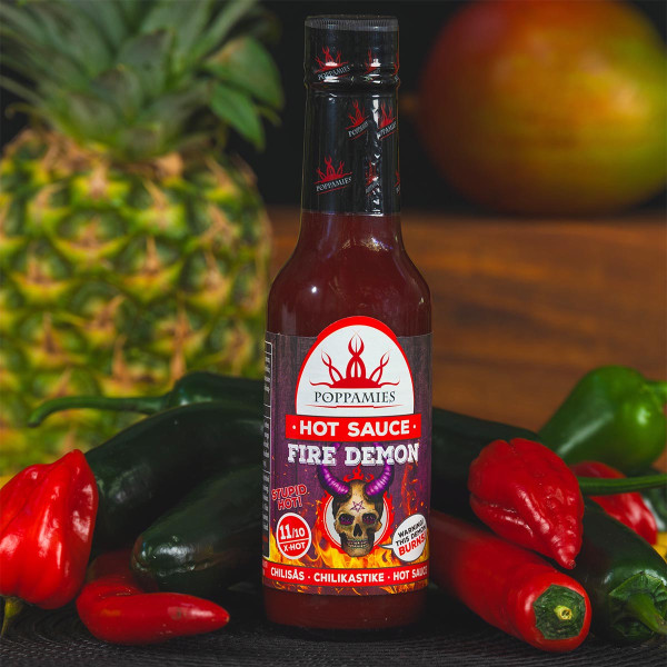 Cel mai picant sos Poppamies "Fire Demon", 150ml Cel mai picant sos Poppamies "Fire Demon", 150ml