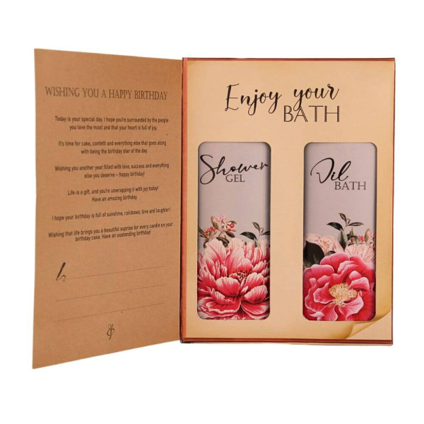 Set cosmetic „Birthday book” (2 x 250 ml) Set cosmetic „Birthday book” (2 x 250 ml)