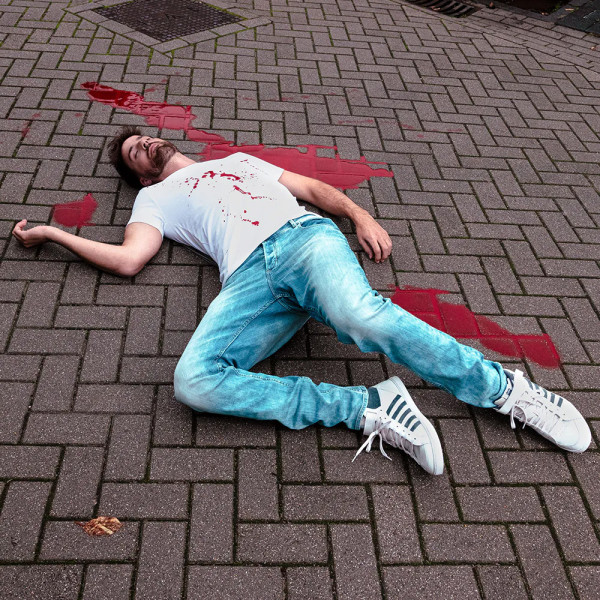 Sânge fals într-o sticlă (475 ml)