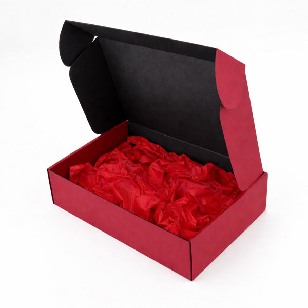 Cutie cadou premium, roșu închis 305x215x85mm