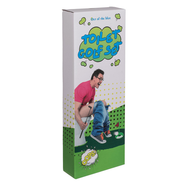 Covoraș de toaletă cu motiv de minigolf