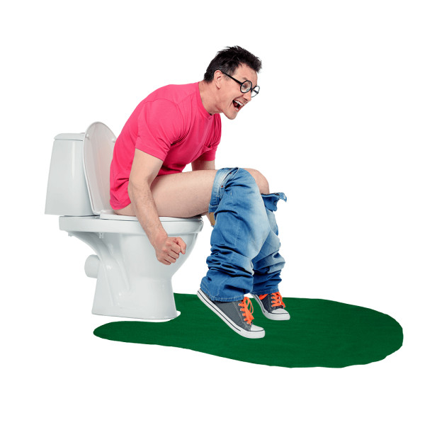 Covoraș de toaletă cu motiv de minigolf