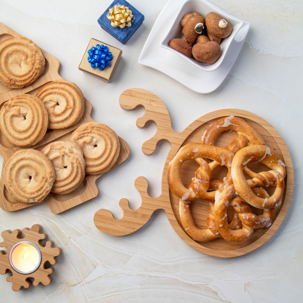 Tăviță din lemn pentru gustări "Reindeer"