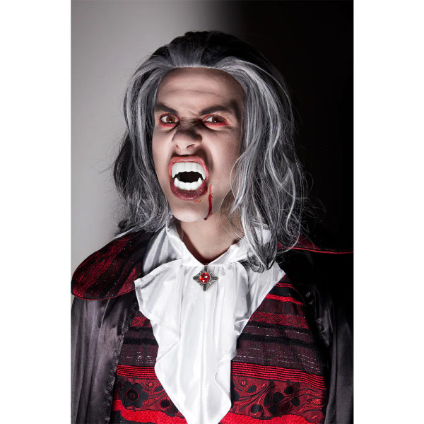 Mini kit vampir (sânge fals, dinți)