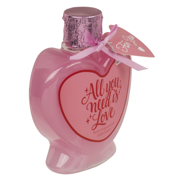 Spumă de baie "Love" cu parfum de trandafir, 200ml