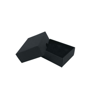 Cutie cadou din două piese, neagră 100x70x30mm