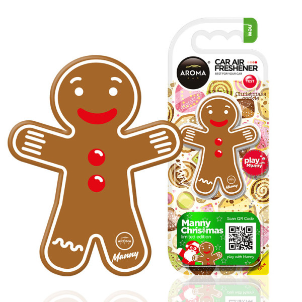 Parfum de Crăciun pentru mașină „Christmas Cookie” Parfum de Crăciun pentru mașină „Christmas Cookie”