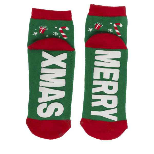 Șosete cu talpă antiderapantă „Merry XMas” Șosete cu talpă antiderapantă „Merry XMas”