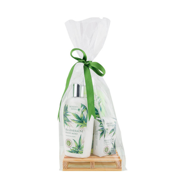 Set cadou cosmetice „Hemp SPA” (Săpun lichid 300ml + Loțiune de corp 250ml + Săpun 100g) Set cadou cosmetice „Hemp SPA” (Săpun lichid 300ml + Loțiune de corp 250ml + Săpun 100g)