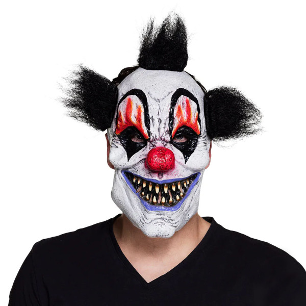 Mască facială din latex „Clovn înfricoșător”