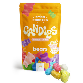 Jeleuri liofilizate STAR CANDIES "Ursuleți", 20g