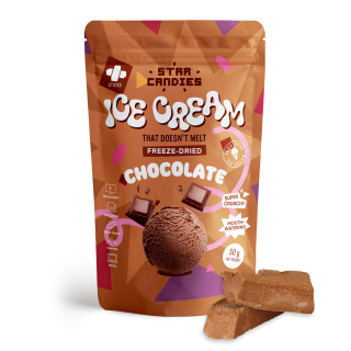 STAR CANDIES înghețată cu ciocolată liofilizată, 50g