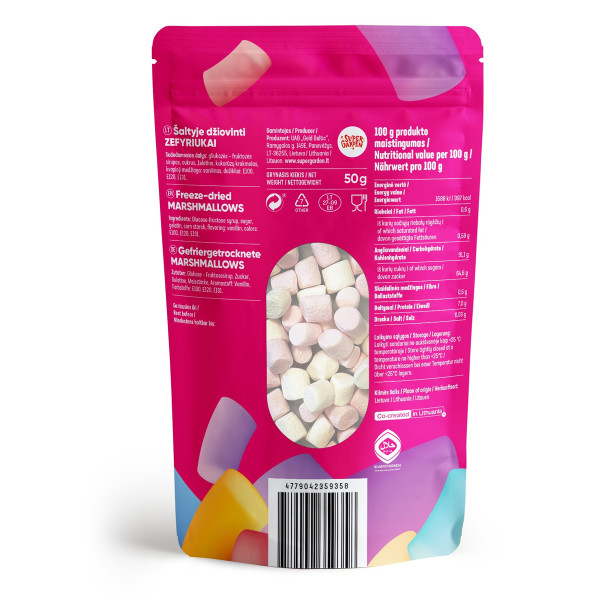 Bezele liofilizate STAR CANDIES, 50g