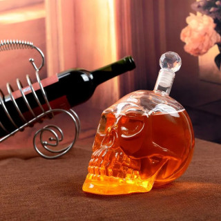 Decantor din sticlă "Craniu" (1000ml)