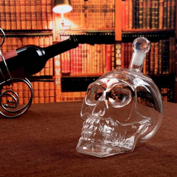 Decantor din sticlă "Craniu" (1000ml) Decantor din sticlă "Craniu" (1000ml)